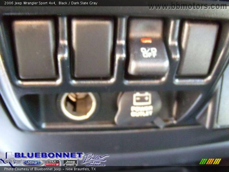 Black / Dark Slate Gray 2006 Jeep Wrangler Sport 4x4