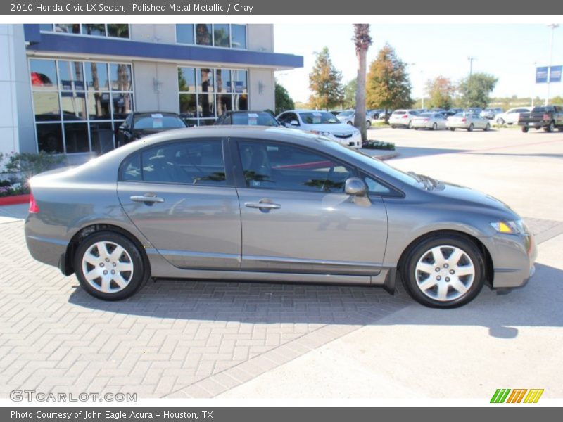 Polished Metal Metallic / Gray 2010 Honda Civic LX Sedan