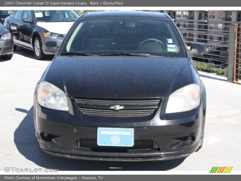 Black / Ebony/Red 2007 Chevrolet Cobalt SS Supercharged Coupe