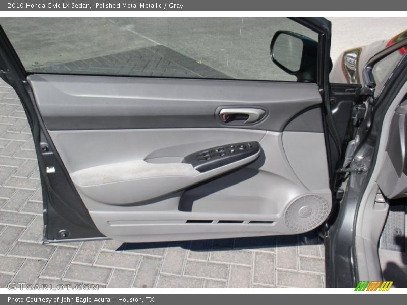 Polished Metal Metallic / Gray 2010 Honda Civic LX Sedan