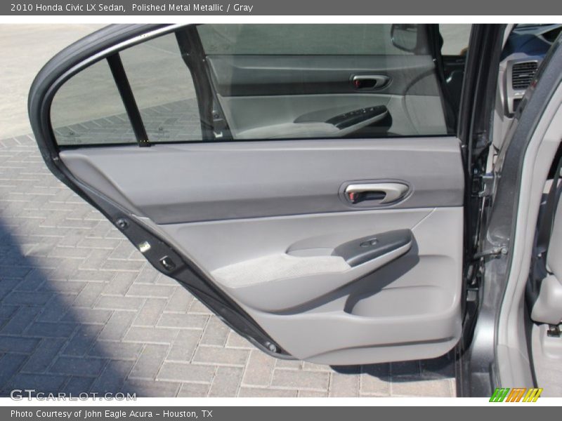 Polished Metal Metallic / Gray 2010 Honda Civic LX Sedan