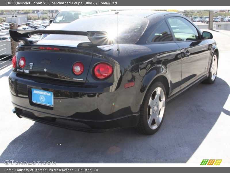 Black / Ebony/Red 2007 Chevrolet Cobalt SS Supercharged Coupe