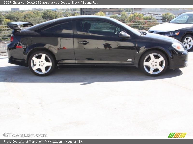 Black / Ebony/Red 2007 Chevrolet Cobalt SS Supercharged Coupe