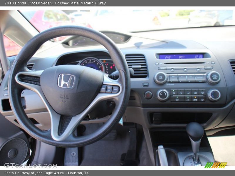 Polished Metal Metallic / Gray 2010 Honda Civic LX Sedan