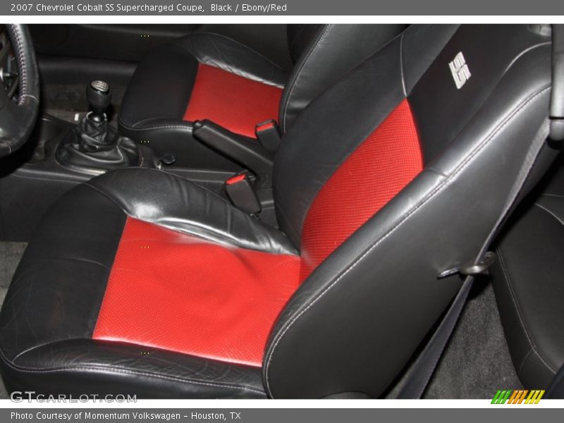 Black / Ebony/Red 2007 Chevrolet Cobalt SS Supercharged Coupe