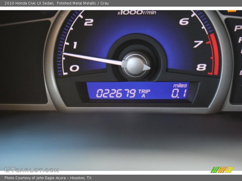 Polished Metal Metallic / Gray 2010 Honda Civic LX Sedan