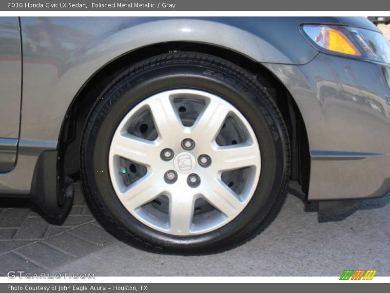 Polished Metal Metallic / Gray 2010 Honda Civic LX Sedan