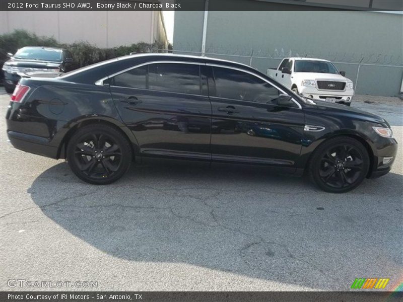 Ebony Black / Charcoal Black 2012 Ford Taurus SHO AWD