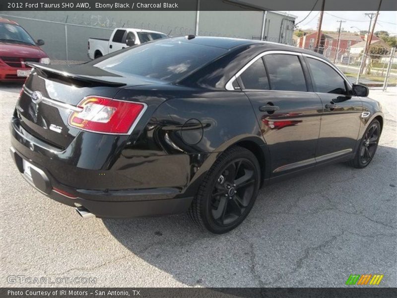 Ebony Black / Charcoal Black 2012 Ford Taurus SHO AWD