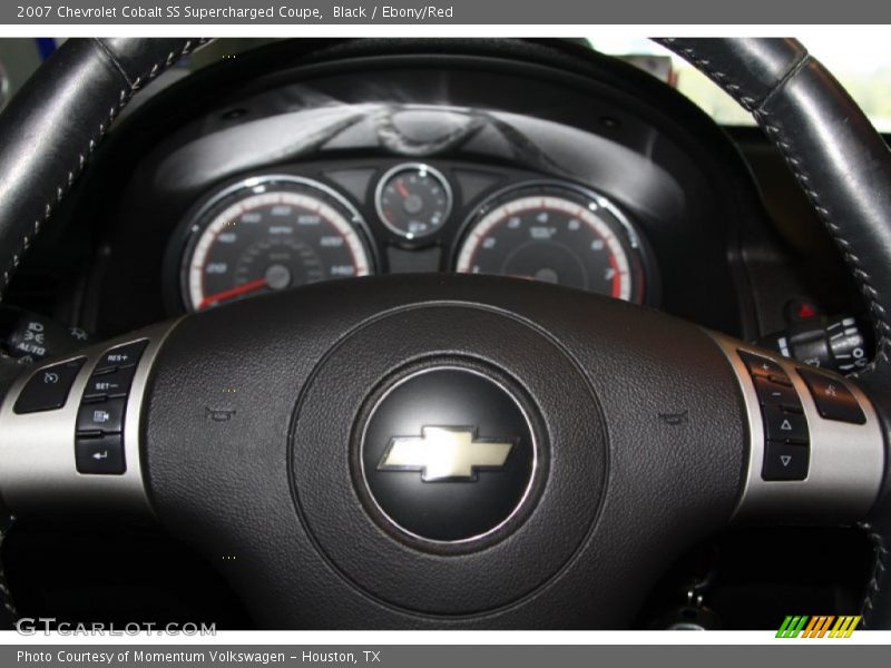 Black / Ebony/Red 2007 Chevrolet Cobalt SS Supercharged Coupe