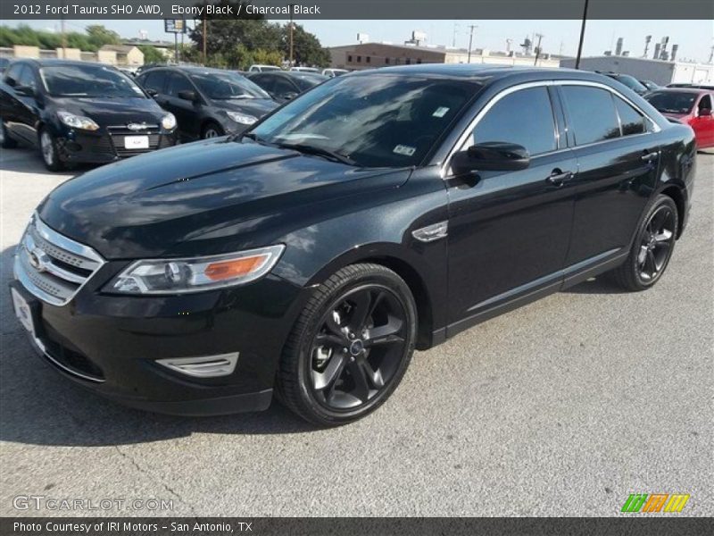 Ebony Black / Charcoal Black 2012 Ford Taurus SHO AWD