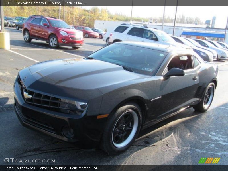 Black / Black 2012 Chevrolet Camaro LS Coupe