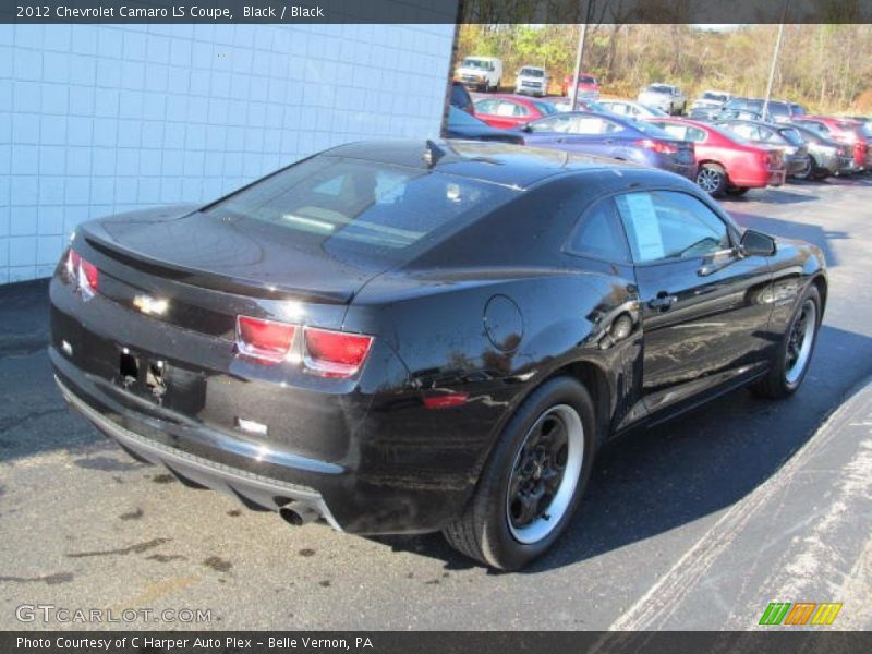 Black / Black 2012 Chevrolet Camaro LS Coupe