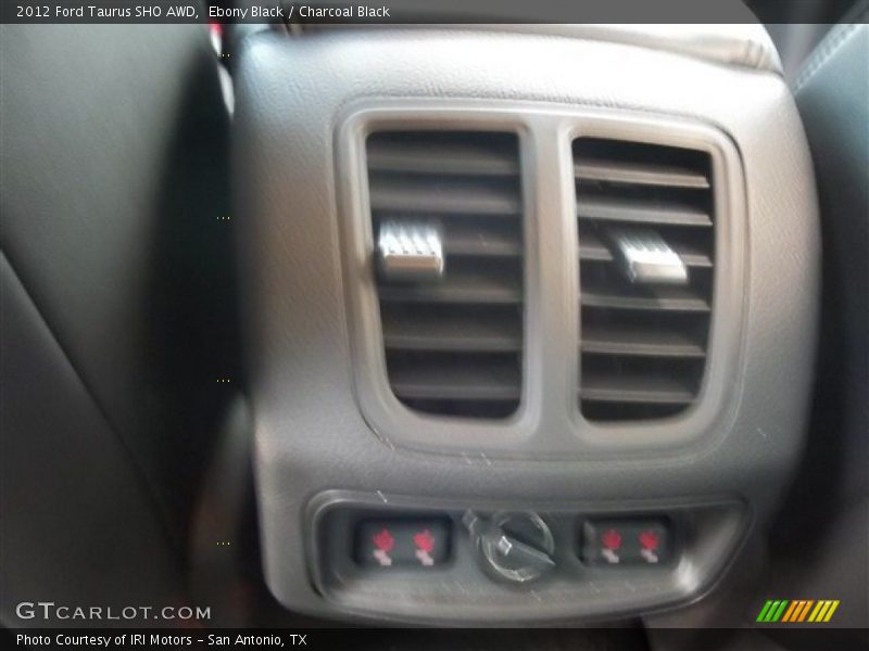 Ebony Black / Charcoal Black 2012 Ford Taurus SHO AWD