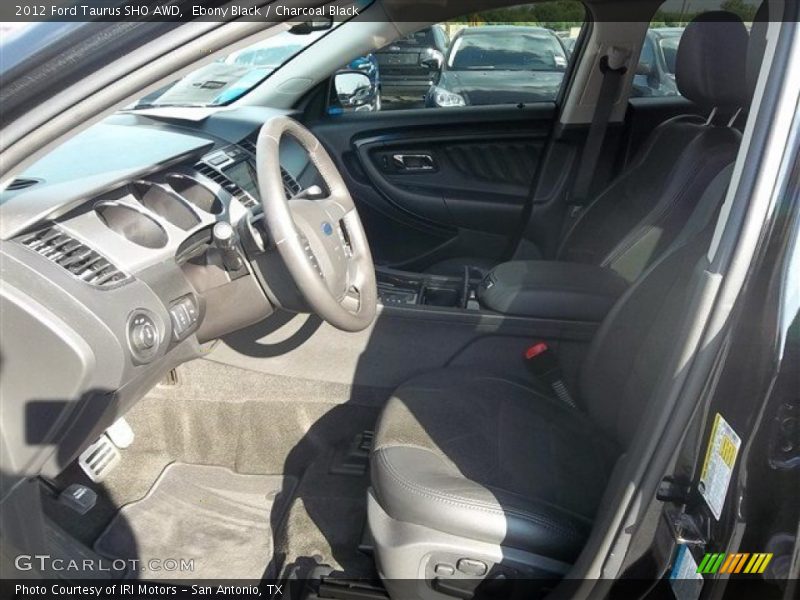Ebony Black / Charcoal Black 2012 Ford Taurus SHO AWD