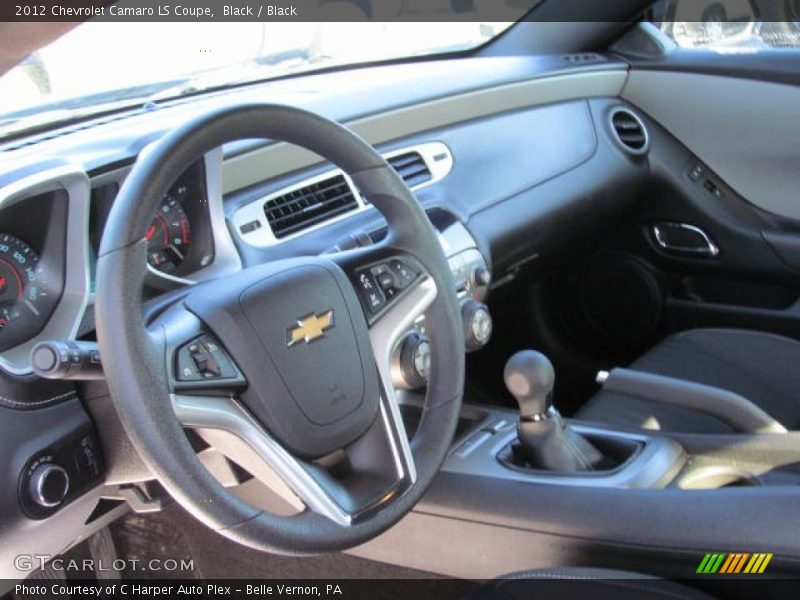 Black / Black 2012 Chevrolet Camaro LS Coupe