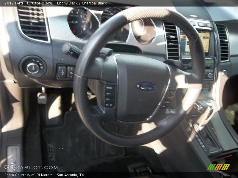 Ebony Black / Charcoal Black 2012 Ford Taurus SHO AWD