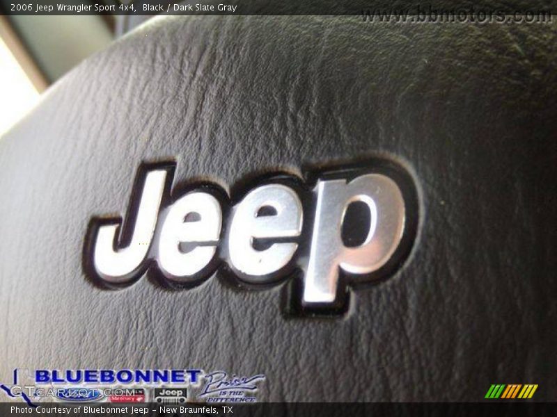 Black / Dark Slate Gray 2006 Jeep Wrangler Sport 4x4