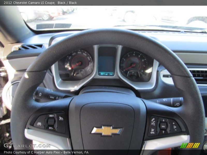 Black / Black 2012 Chevrolet Camaro LS Coupe