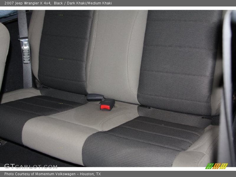Black / Dark Khaki/Medium Khaki 2007 Jeep Wrangler X 4x4