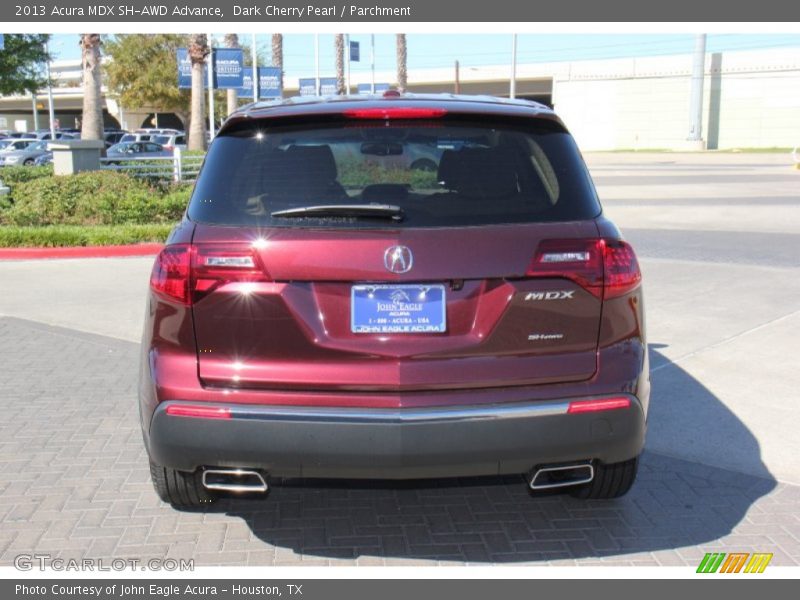 Dark Cherry Pearl / Parchment 2013 Acura MDX SH-AWD Advance