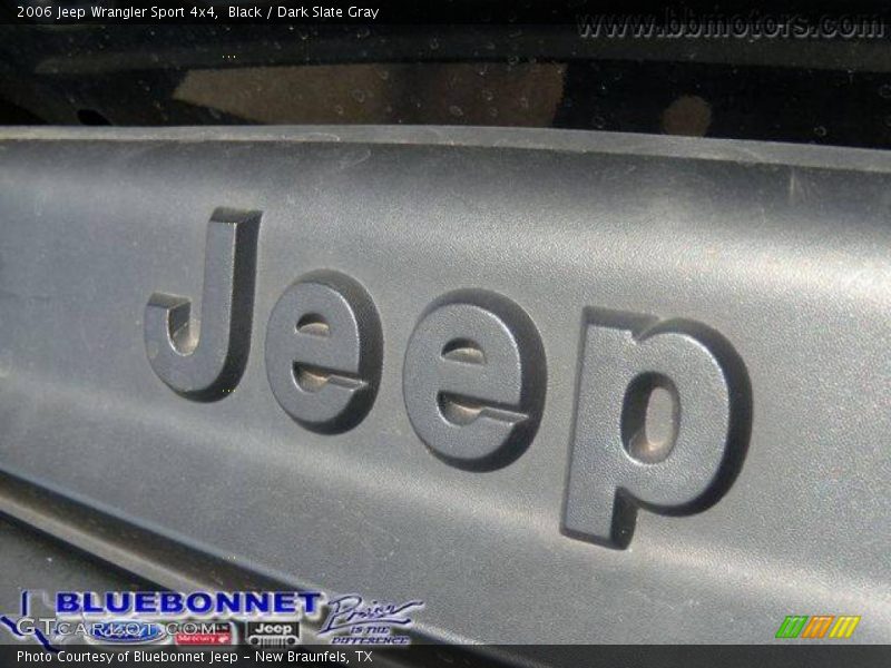 Black / Dark Slate Gray 2006 Jeep Wrangler Sport 4x4