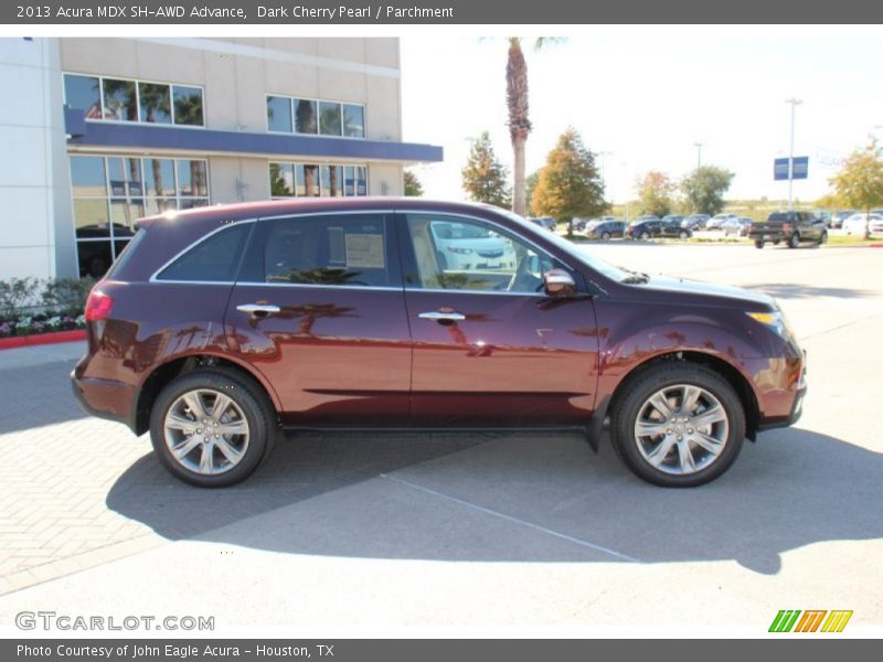 Dark Cherry Pearl / Parchment 2013 Acura MDX SH-AWD Advance