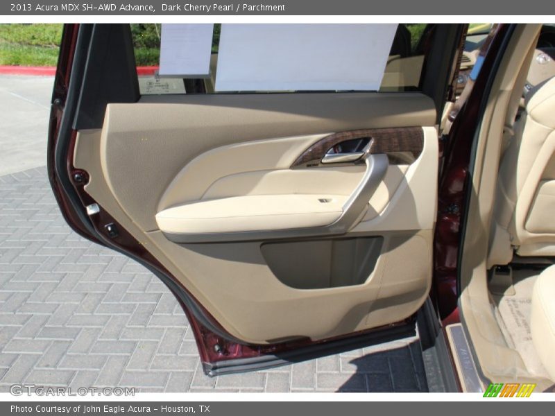 Dark Cherry Pearl / Parchment 2013 Acura MDX SH-AWD Advance