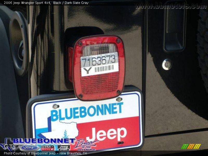 Black / Dark Slate Gray 2006 Jeep Wrangler Sport 4x4