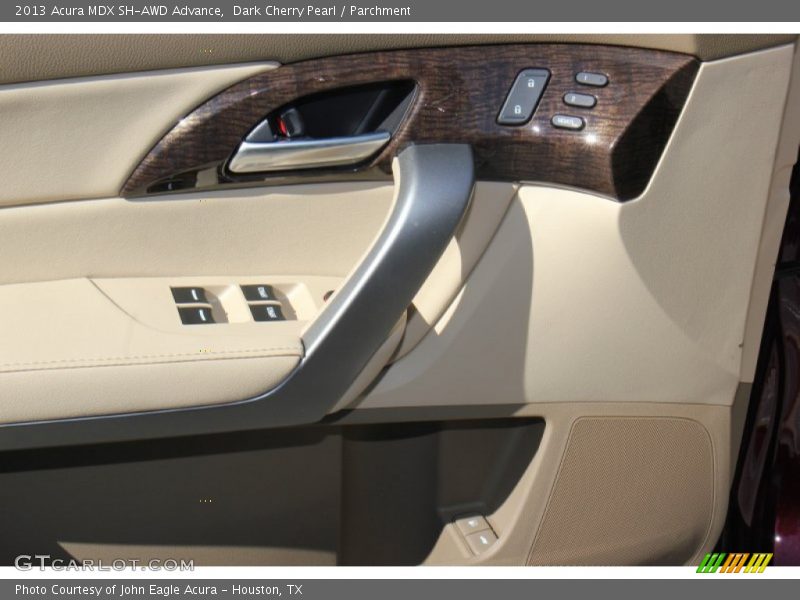 Dark Cherry Pearl / Parchment 2013 Acura MDX SH-AWD Advance