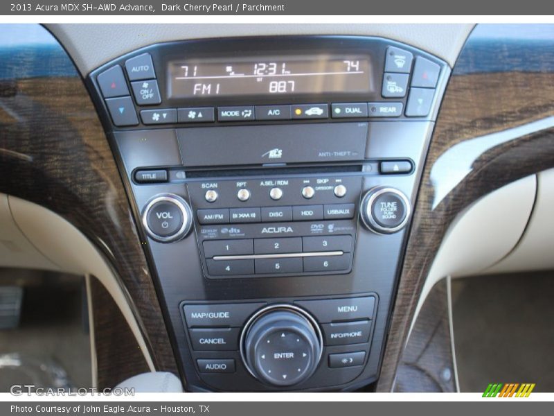 Dark Cherry Pearl / Parchment 2013 Acura MDX SH-AWD Advance