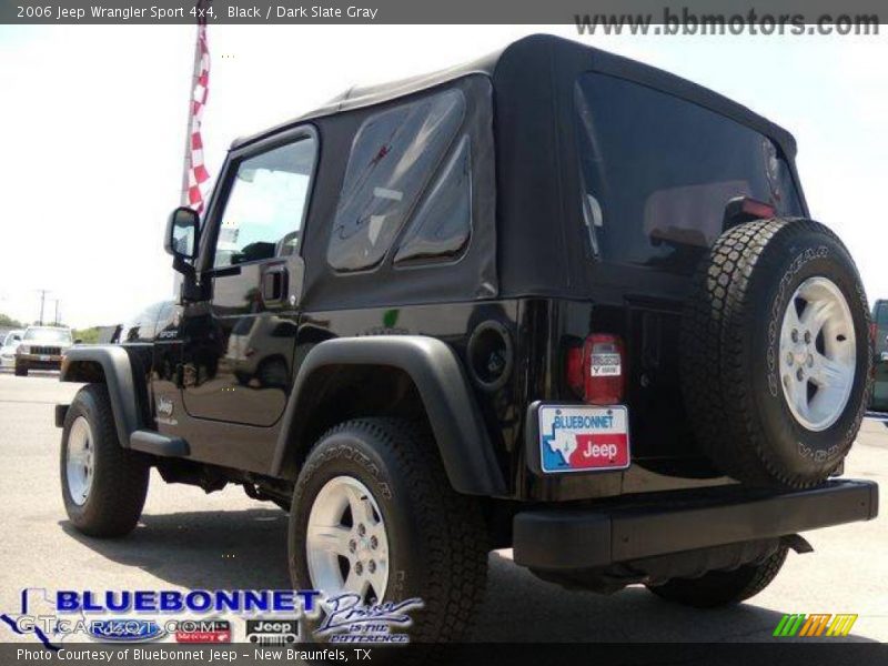 Black / Dark Slate Gray 2006 Jeep Wrangler Sport 4x4