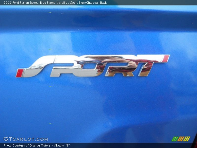 Blue Flame Metallic / Sport Blue/Charcoal Black 2011 Ford Fusion Sport