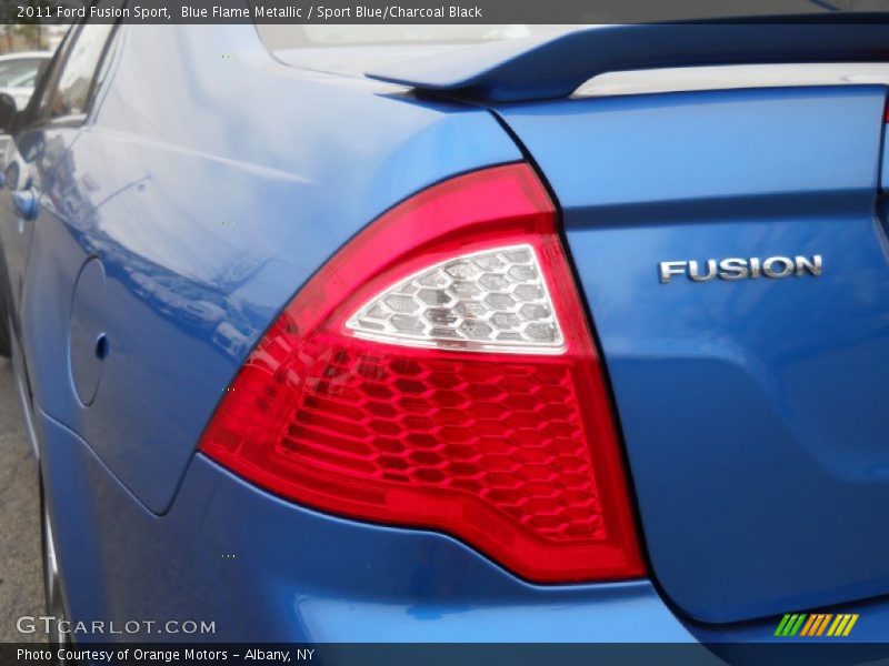 Blue Flame Metallic / Sport Blue/Charcoal Black 2011 Ford Fusion Sport