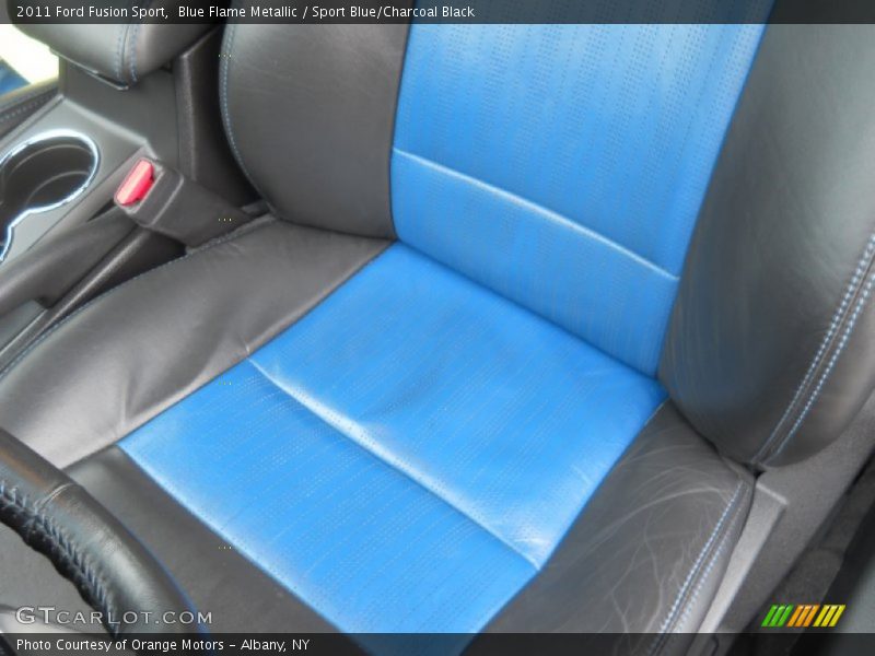 Blue Flame Metallic / Sport Blue/Charcoal Black 2011 Ford Fusion Sport