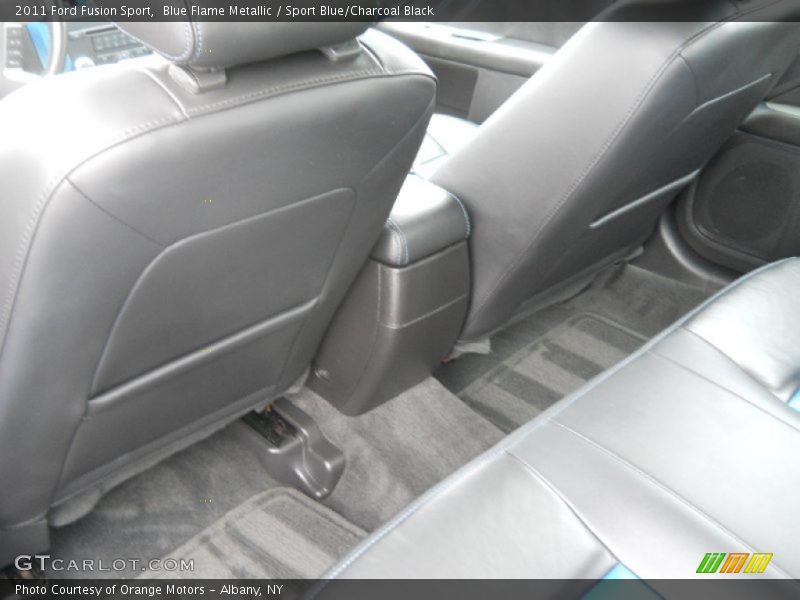 Blue Flame Metallic / Sport Blue/Charcoal Black 2011 Ford Fusion Sport