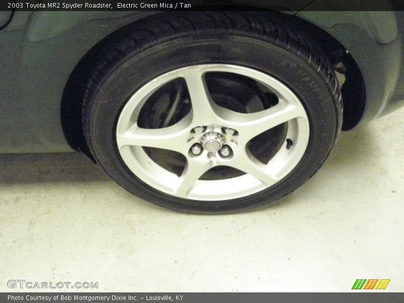 Electric Green Mica / Tan 2003 Toyota MR2 Spyder Roadster