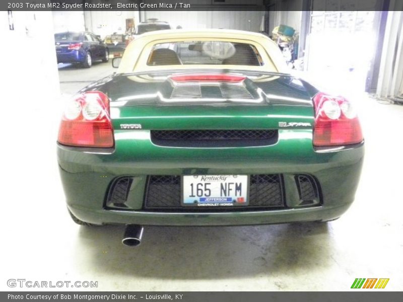 Electric Green Mica / Tan 2003 Toyota MR2 Spyder Roadster