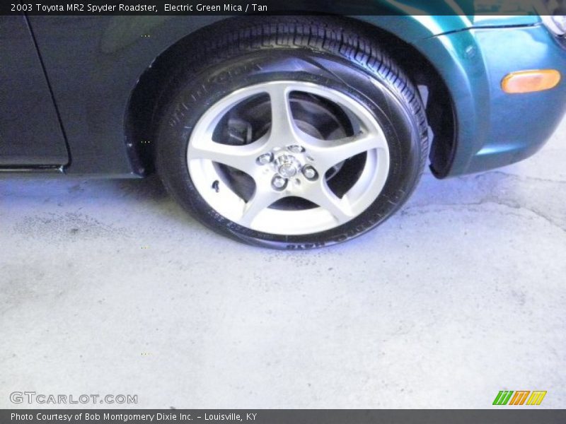 Electric Green Mica / Tan 2003 Toyota MR2 Spyder Roadster