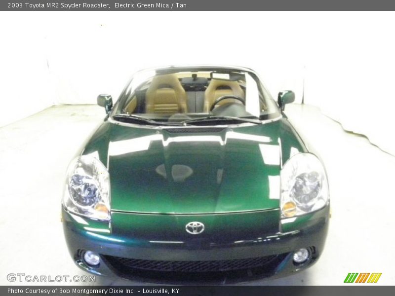 Electric Green Mica / Tan 2003 Toyota MR2 Spyder Roadster