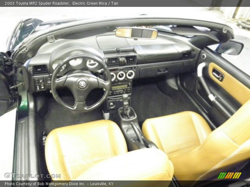  2003 MR2 Spyder Roadster Tan Interior