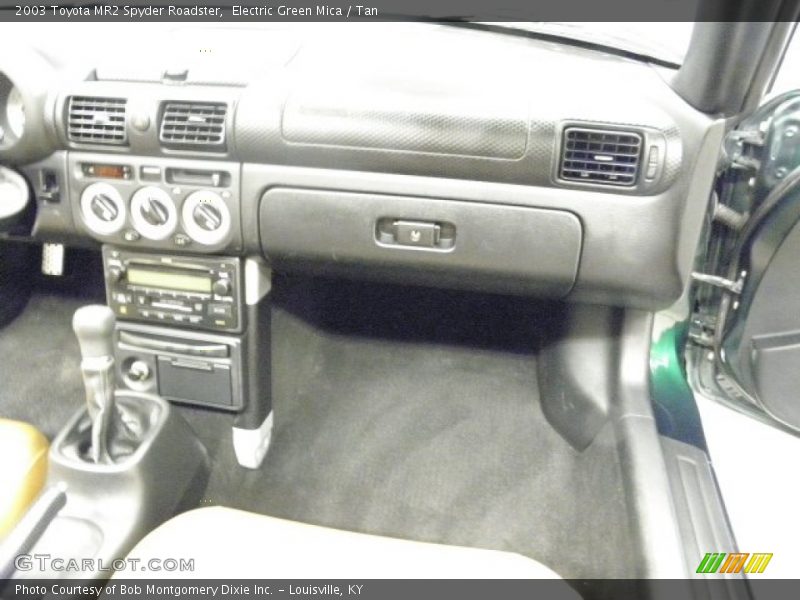 Electric Green Mica / Tan 2003 Toyota MR2 Spyder Roadster