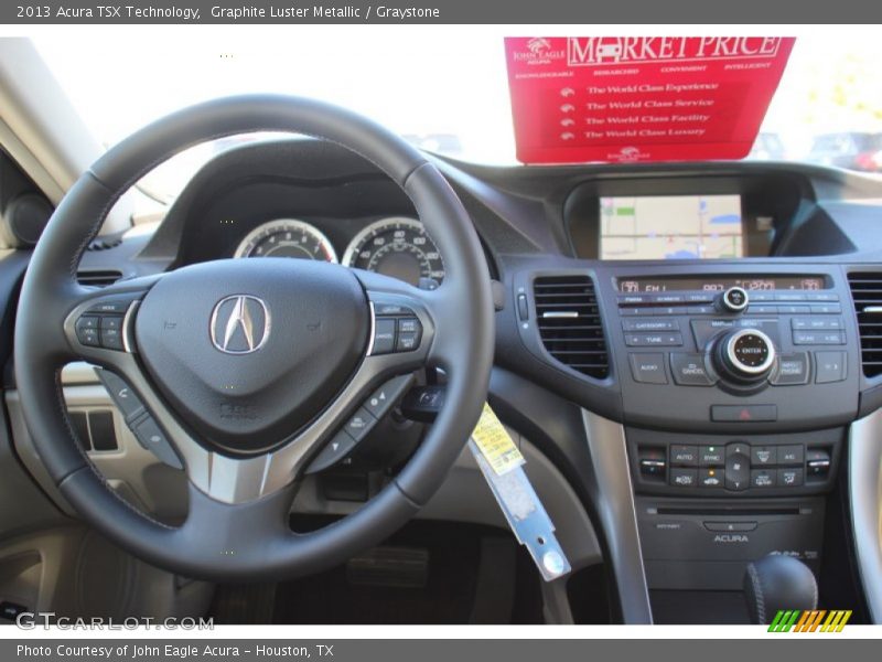 Graphite Luster Metallic / Graystone 2013 Acura TSX Technology