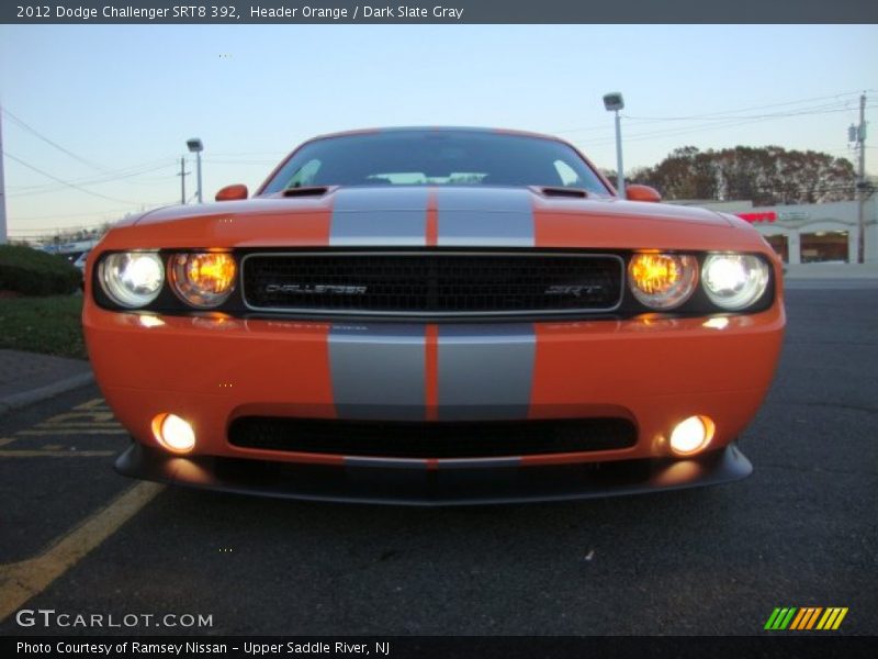  2012 Challenger SRT8 392 Header Orange