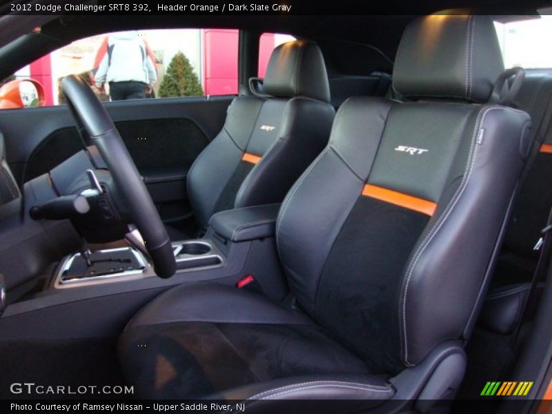 Front Seat of 2012 Challenger SRT8 392
