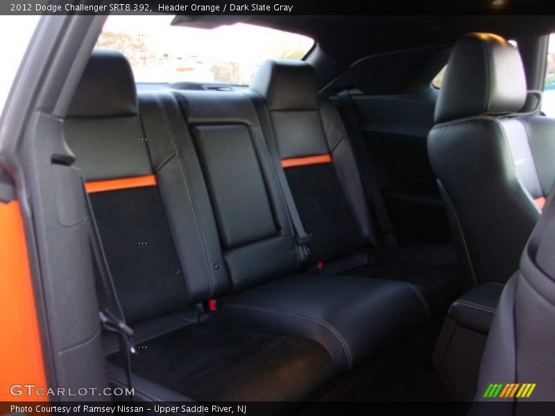 Rear Seat of 2012 Challenger SRT8 392
