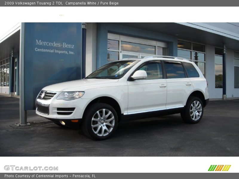 Campanella White / Pure Beige 2009 Volkswagen Touareg 2 TDI