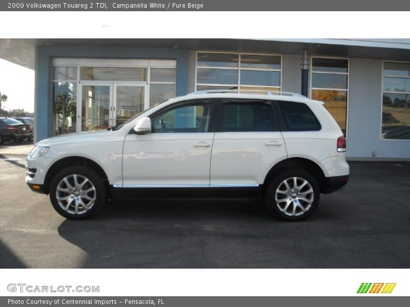 Campanella White / Pure Beige 2009 Volkswagen Touareg 2 TDI