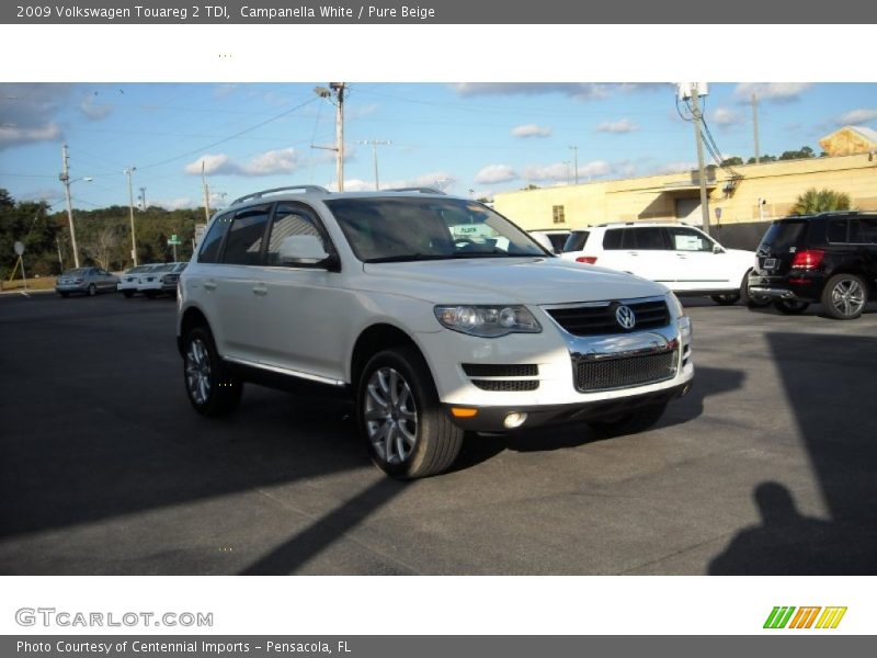 Campanella White / Pure Beige 2009 Volkswagen Touareg 2 TDI