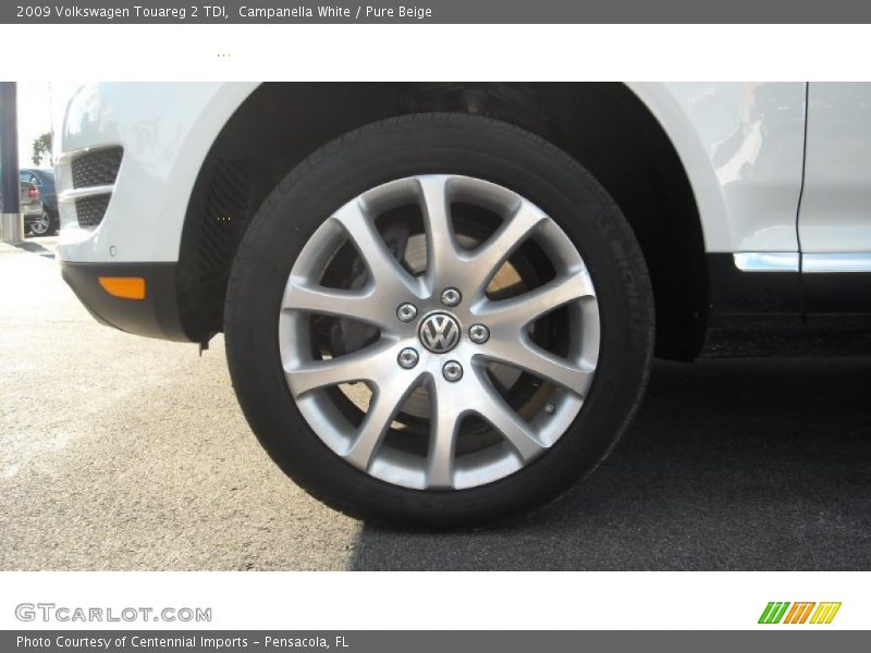 Campanella White / Pure Beige 2009 Volkswagen Touareg 2 TDI